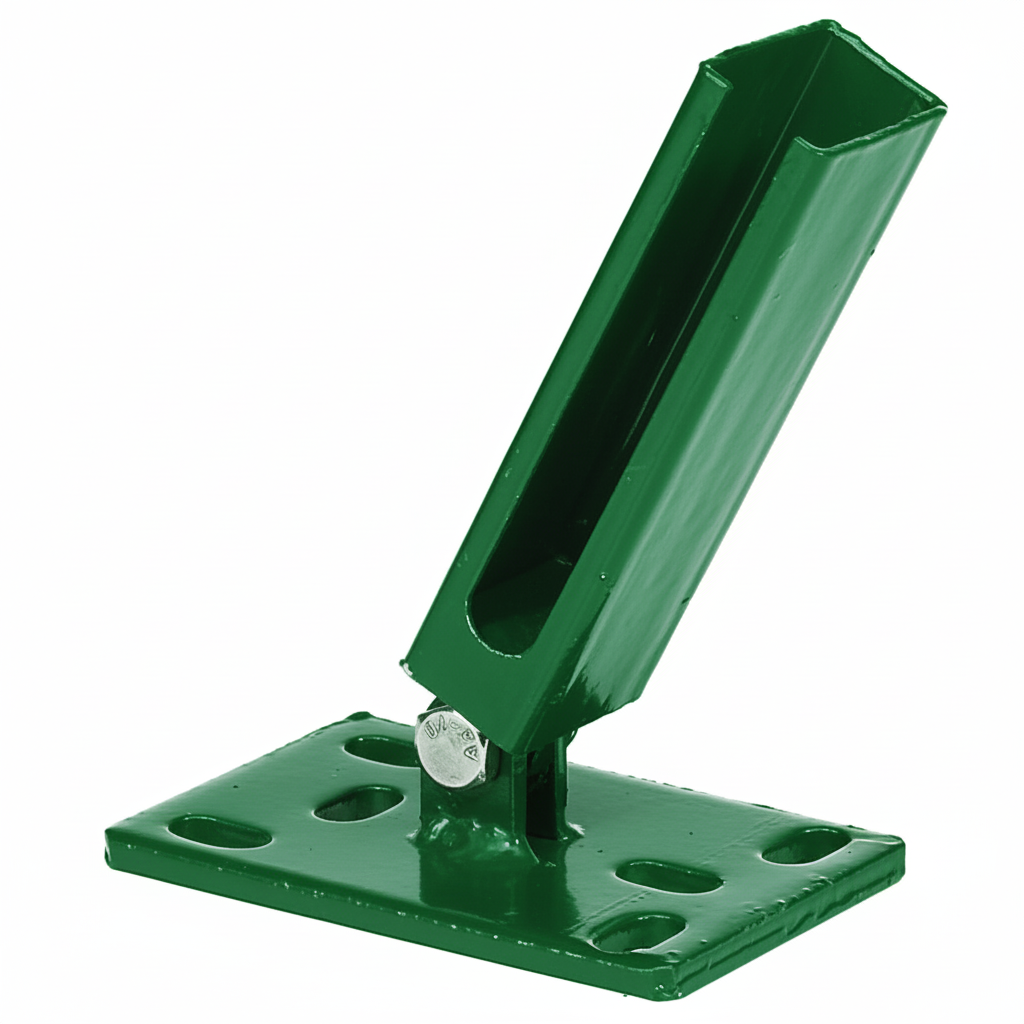 Fußplatte verstellbar für Pfosten 60/40