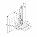Torpfostenbeschlag 60/210 L
