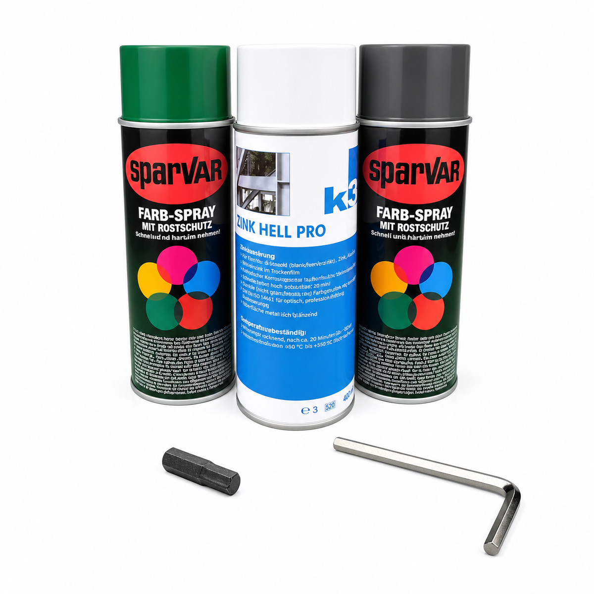 Farb-und Stiftschlüssel-Set