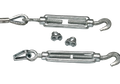 Beidseitig Kausche und Spannschloß f. 6mm Seil